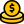 Dollar coin funds isolated on a white background icon