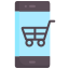 Bolsa de compras móvil icon