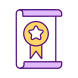 Certificate of Achievement icon
