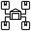distribution center icon