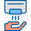 asciugamani elettrico icon
