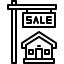 house on sale icon