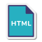 Type de fichier HTML icon