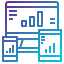 gráficos-y-diagramas-de-negocios-de-barras-externas-gradientes-pausa-08-4 icon