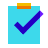 color glass style complete icon
