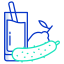 cucumber and lemon icon