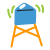 scribby style water tower icon