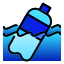 Bottle in Sea icon