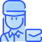 Postwoman icon