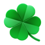 3d fluency style clover icon