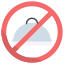 NO FOOD icon