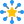 Star rated relation with surrounding nodes layout icon