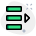 Move document-list object right direction margin line icon