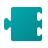 Turquoise Blockly icon