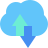 cloud data transfer icon