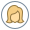 Женщина с типом кожи 3, в кружке icon