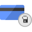 locked credit card icon