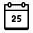 Календарь 25 icon