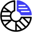 finance and banking pie chart icon