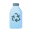 recyclable bottle icon