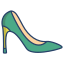 pointed heel shoe icon