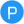 parking sign icon
