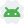 Android humanoid shape badge or sticker layout icon