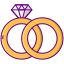wedding rings icon