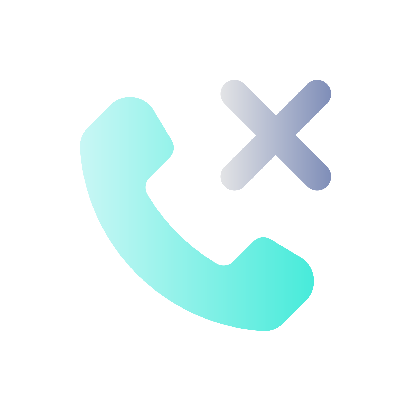 externe-Refuser-Appel-téléphonique-ui-flat-glyph-papa-vecteur icon