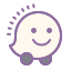 cute color style waze icon
