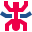 stencil style ant icon