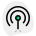 Cellular reception signal transmission network broadcast waves icon