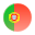liquid glass color style 포르투갈 원형 icon