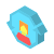 isometric color style user update icon