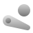 deco duotone style pinball icon