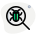 Seach for solution to counter bug in software programming icon