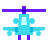 color glass style 군사 헬리콥터 icon