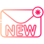 Outline gradient/2.Mail icon