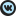 tiny bold color style vk circled icon