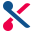 stencil style 절단 icon