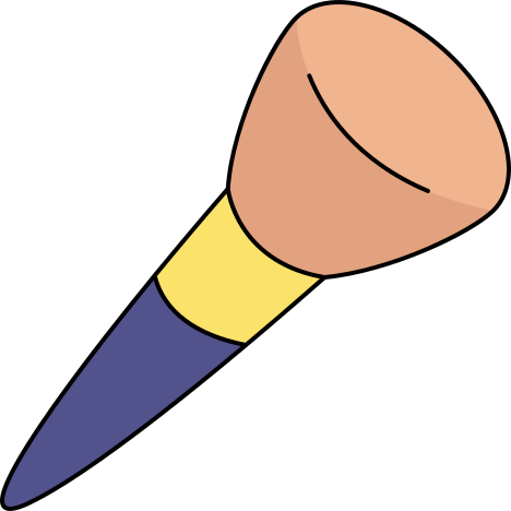 blush brush icon