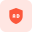 Online privacy protection ads with shield badge icon