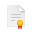 skeuomorphism style diploma icon