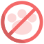 NO PET icon