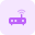 Internet router with basic signal strength antenna icon