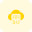 cloud binary code icon