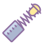cute color style carbon brush icon