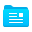 skeuomorphism style documents folder icon