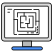 external-Labyrinth-Computer-Game-gaming-Vectorslab-Outline-Color-Vectorslab icon