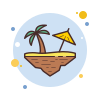 praia-ilha-flutuante icon